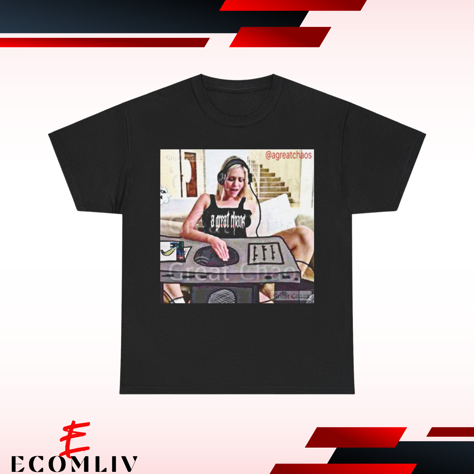 Ken Carson Agc A Great Chaos Hhe Album Tour Merch Tee